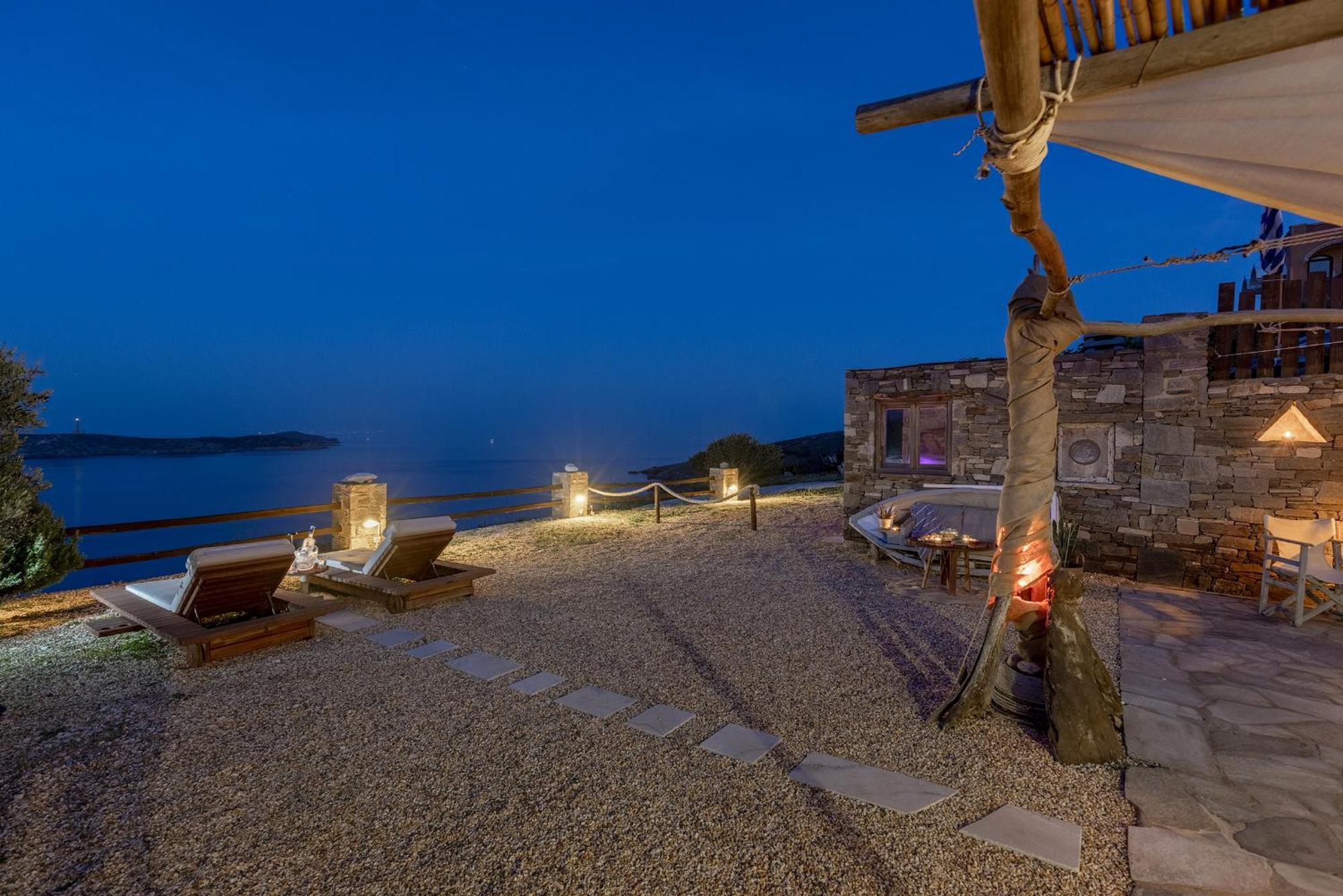 Aegean View - Seaside Apartment In Syros Азолимнос Екстериор снимка